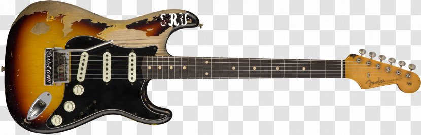 Fender Stratocaster Squier Musical Instruments Corporation Guitar Sunburst - Custom Shop Transparent PNG