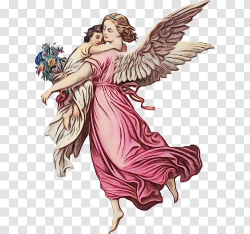Angel Supernatural Creature Fictional Character Mythology Wing - Watercolor - Costume Design Transparent PNG