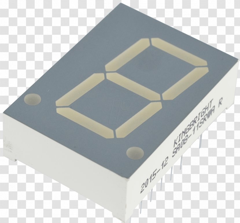 Seven-segment Display Device LED Light-emitting Diode Anode - Led - 7 Transparent PNG