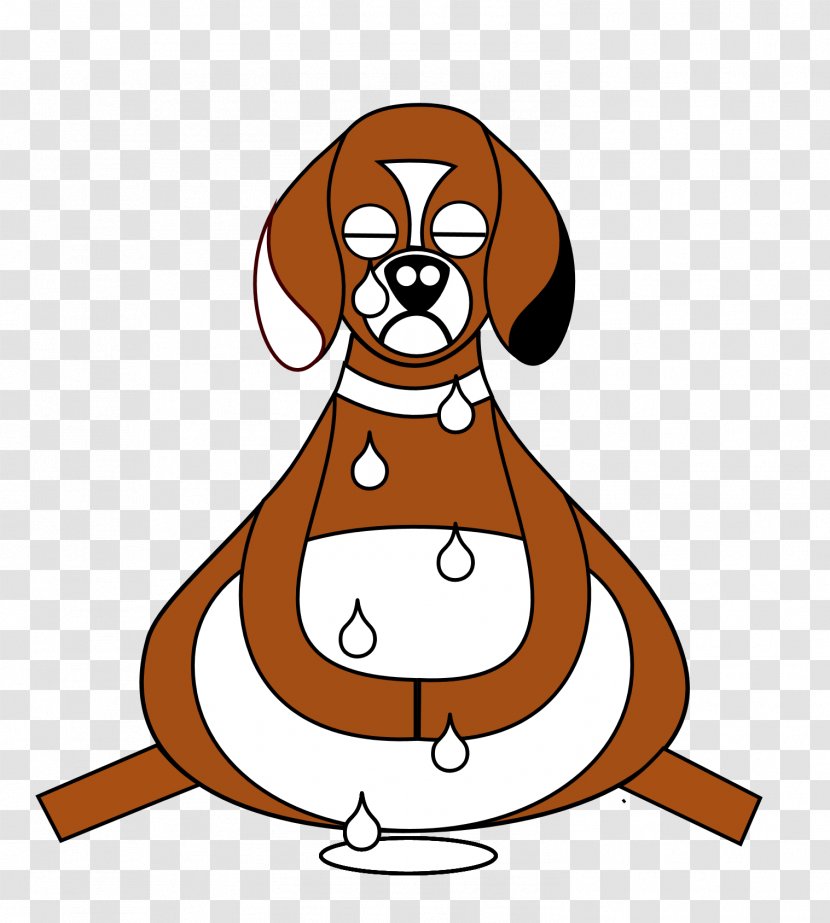 Puppy Dog Breed Beagle Clip Art Illustration - Tail Transparent PNG