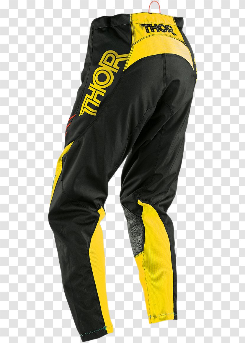 Hockey Protective Pants & Ski Shorts Motocross Jersey Motorcycle - Clothing Sizes Transparent PNG