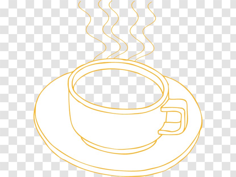 Material Yellow Pattern - Area - Cup Vector Transparent PNG