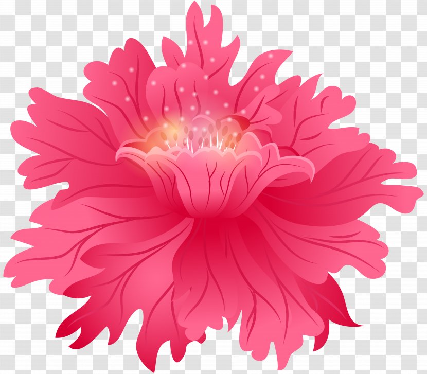 Pink Flowers Clip Art - Flowering Plant - Red Flower Transparent PNG