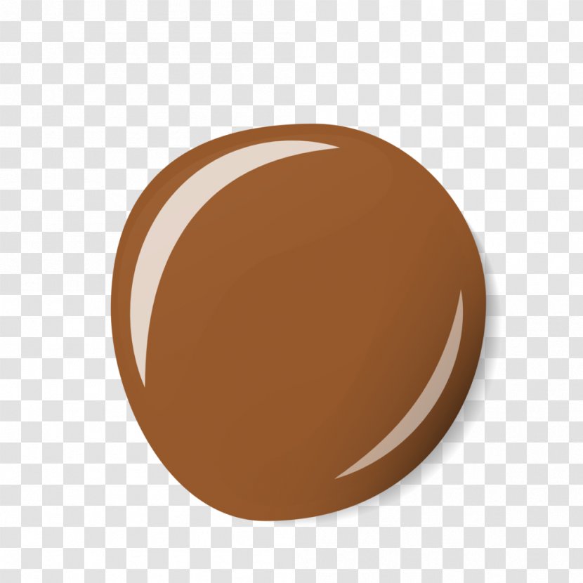 Circle Logo - Caramel Color - Beige Transparent PNG