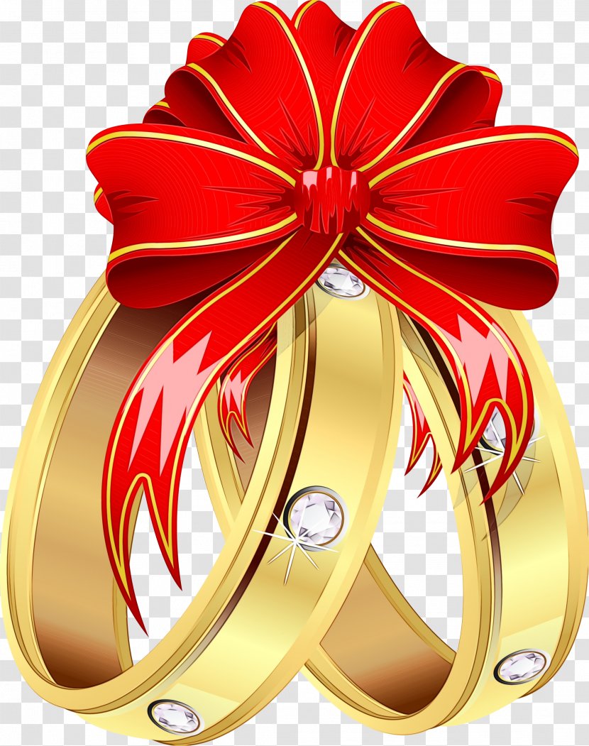 Wedding Invitation Ring Engagement Clip Art - Ceremony Supply Transparent PNG