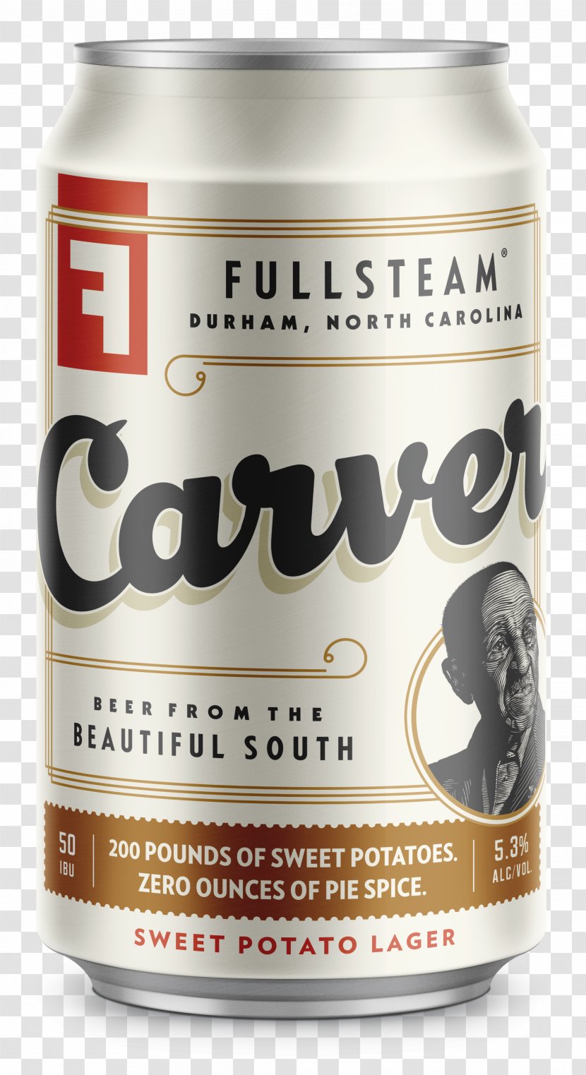 Fullsteam Brewery Beer Lager Alcoholic Drink Cackalacky Classic Condiment - Cans Transparent PNG