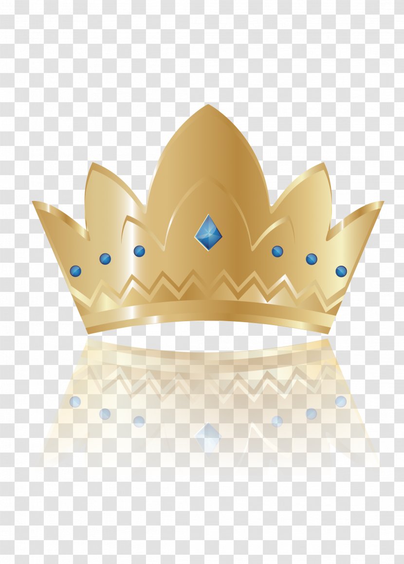 Imperial Crown Blue Drawing - Diamond Shihuang Guan Transparent PNG