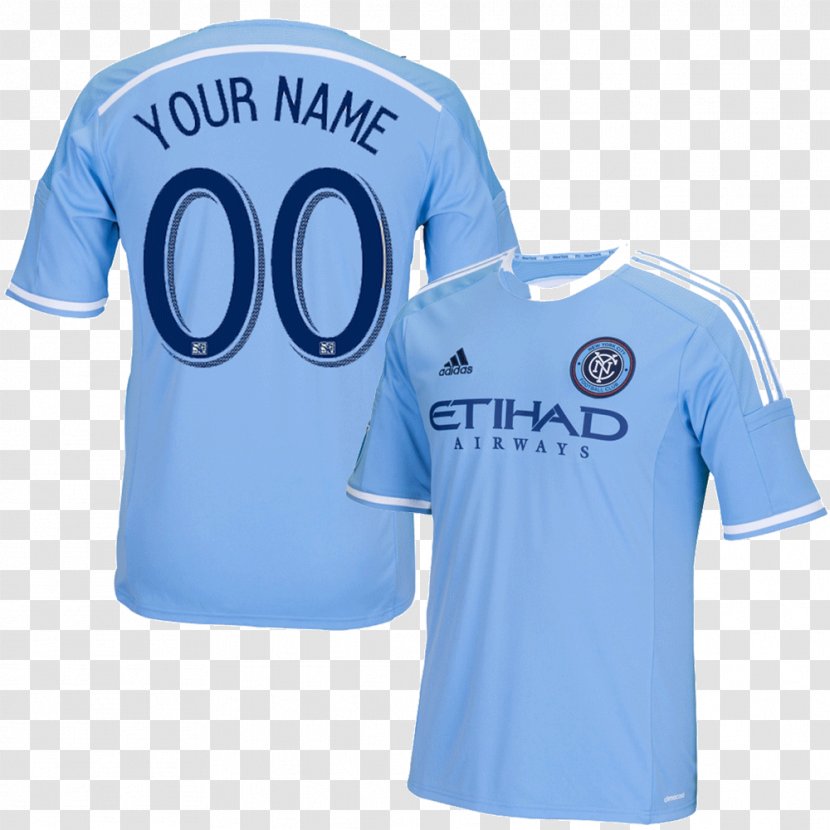 New York City FC MLS T-shirt Jersey Sleeve - Sports Fan Transparent PNG