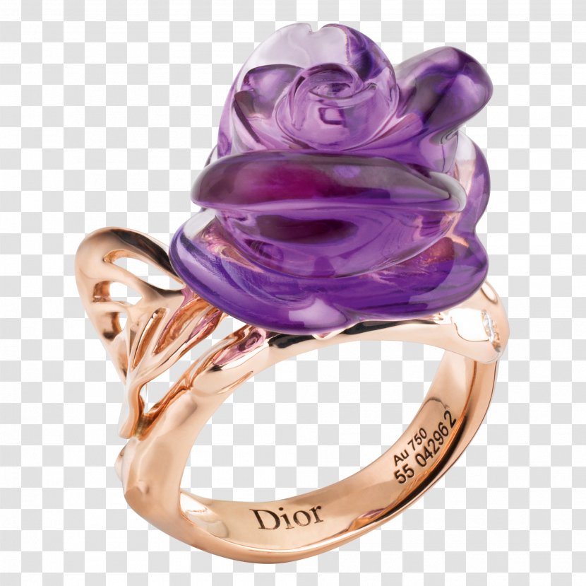 Amethyst Christian Dior SE Ring Jewellery Sapphire - Body Jewelry Transparent PNG