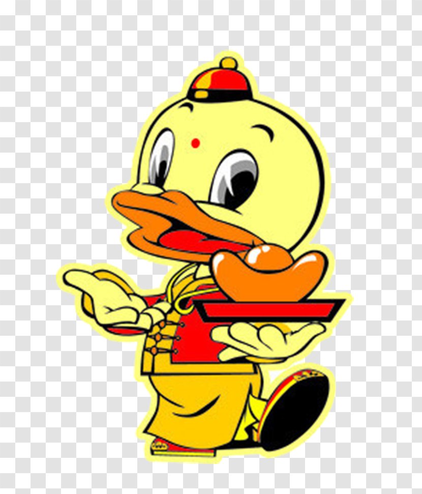 Duck Cartoon Humour - Beak - Golden Transparent PNG