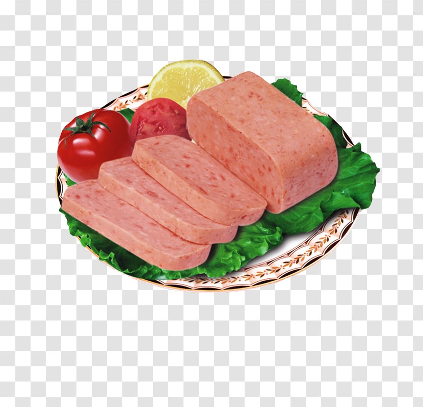 Shanghai Hot Pot Ham Spam Fried Egg - Luncheon Meat Transparent PNG