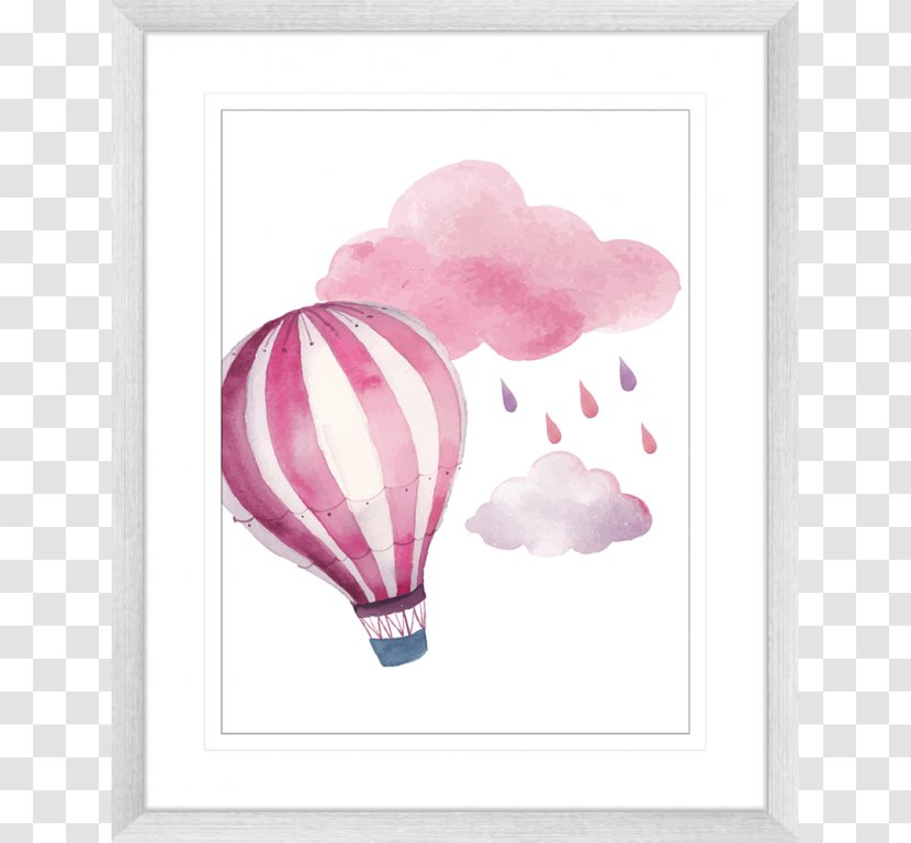 Watercolor Painting Drawing Hot Air Balloon Transparent PNG