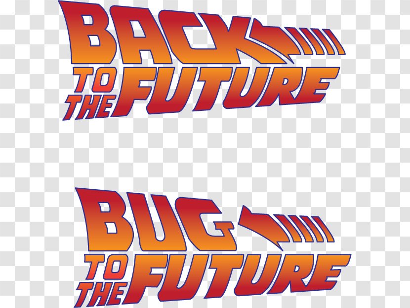 Dr. Emmett Brown Marty McFly Back To The Future DeLorean Time Machine Film - Text - In Transparent PNG