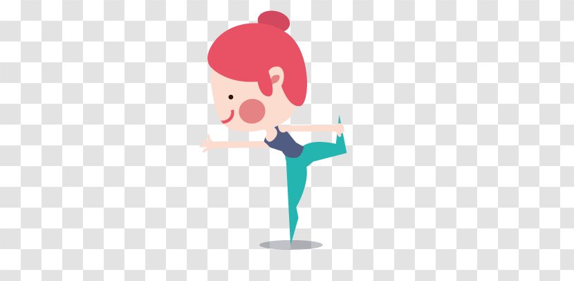 Clip Art - Silhouette - Fitness Girls Transparent PNG