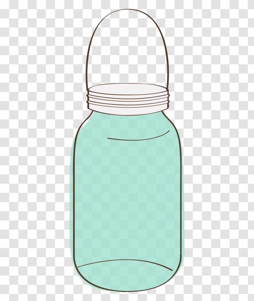 Glass Bottle Mason Jar Water Bottles Transparent PNG