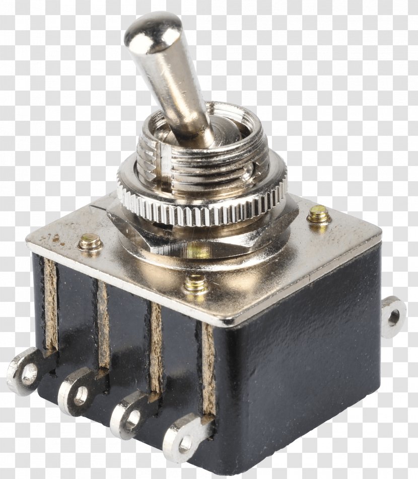Electronic Component Electrical Switches Computer Hardware HardWare.fr Electronics - Reichelt Gmbh Co Kg - Toggle Switch Transparent PNG