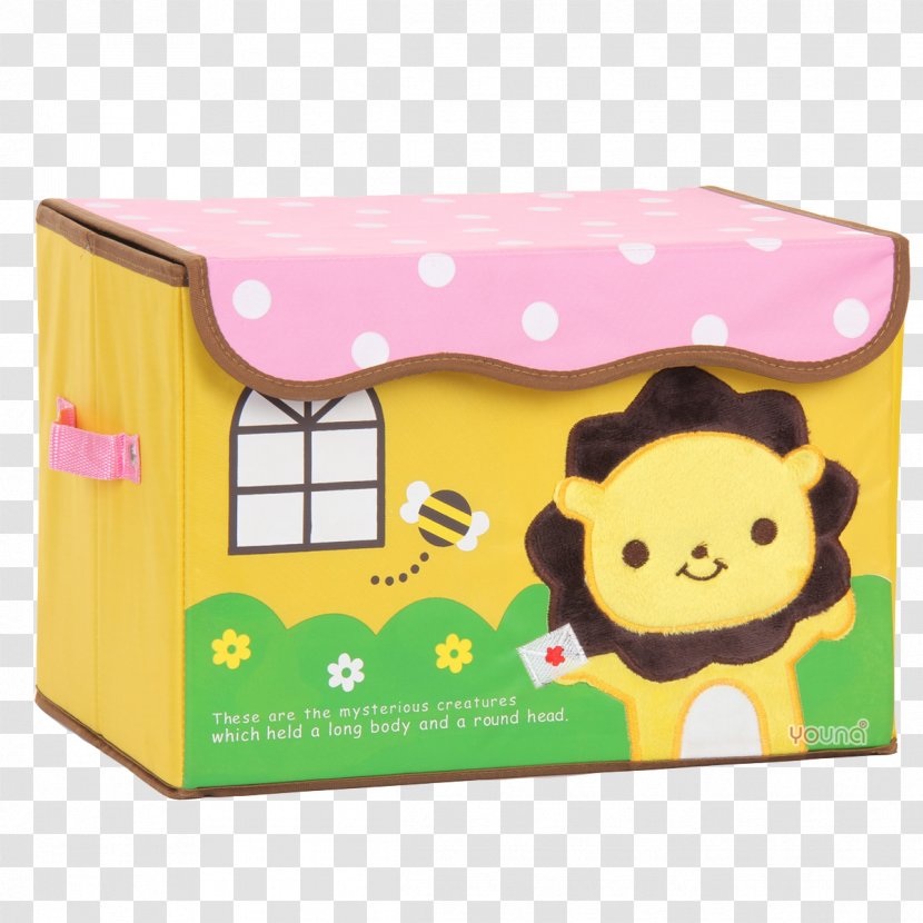 Paper Box Cartoon - Little Lion Transparent PNG
