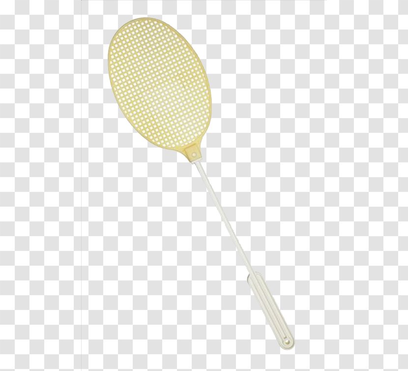 Yellow Material Racket Spoon - Tennis Flies Shot Transparent PNG