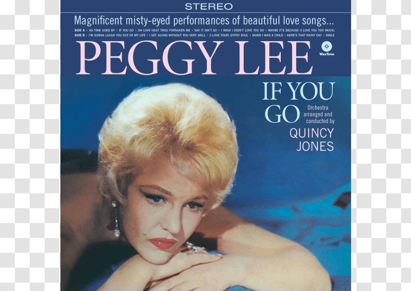 Peggy Lee If You Go Phonograph Record LP Album Cover - Poster - Reba Mcentire Images Transparent PNG