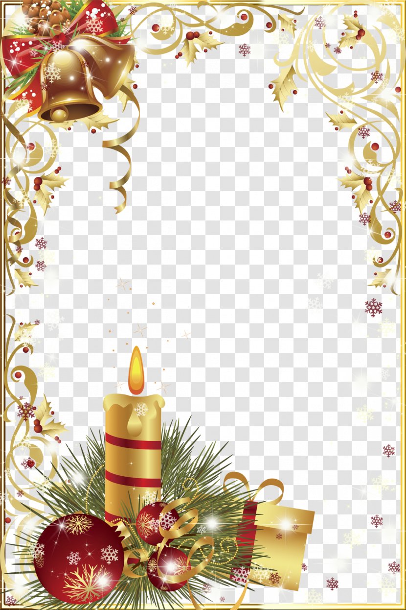 Christmas Frame Graphic Design Image - Decor - Ornament Transparent PNG