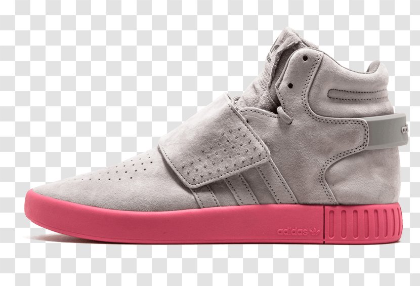 Adidas Stan Smith Tubular Invader Strap Grey Four/ Raw Pink Sports Shoes - Yeezy Transparent PNG