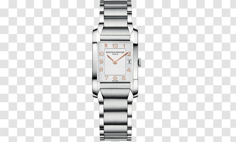 Baume Et Mercier Quartz Clock Watch Movement - Golden Arabic Numerals Transparent PNG