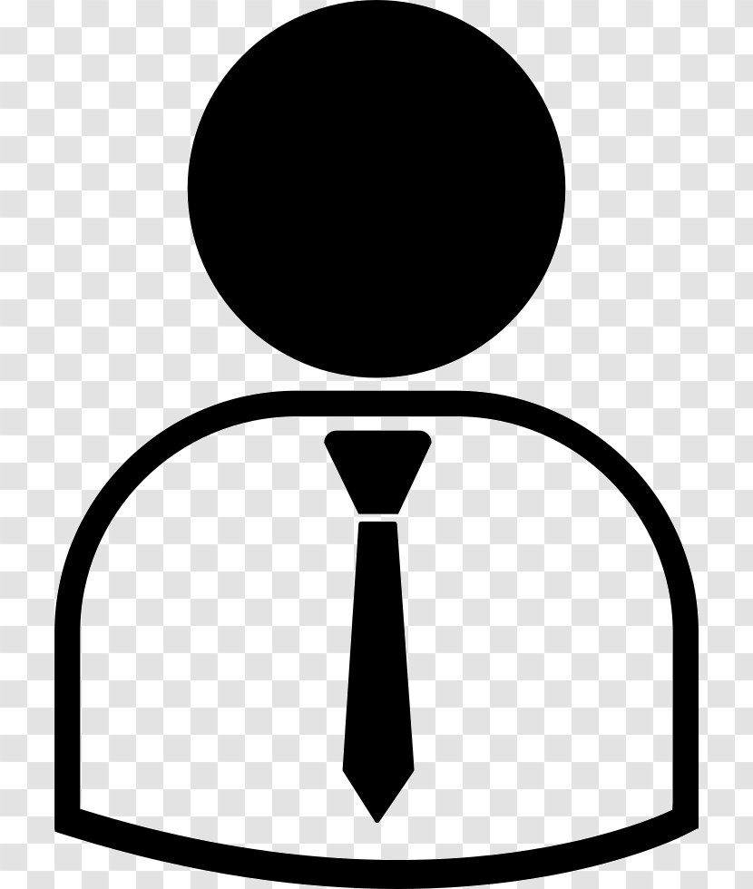 Necktie Suit Single-breasted Clip Art - Black Transparent PNG