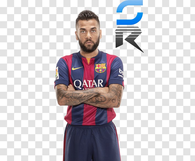 Dani Alves FC Barcelona Football Player Sports - Outerwear - Fc Transparent PNG