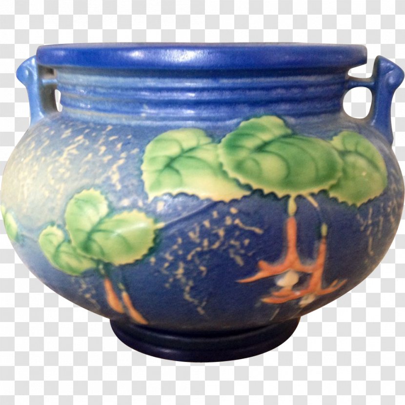 Vase Ceramic Pottery Glass Cobalt Blue Transparent PNG