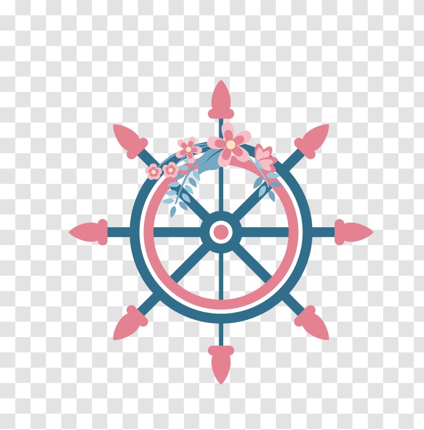 Ships Wheel Rudder Steering - Stock Photography - Vector Decorative Anchor Transparent PNG