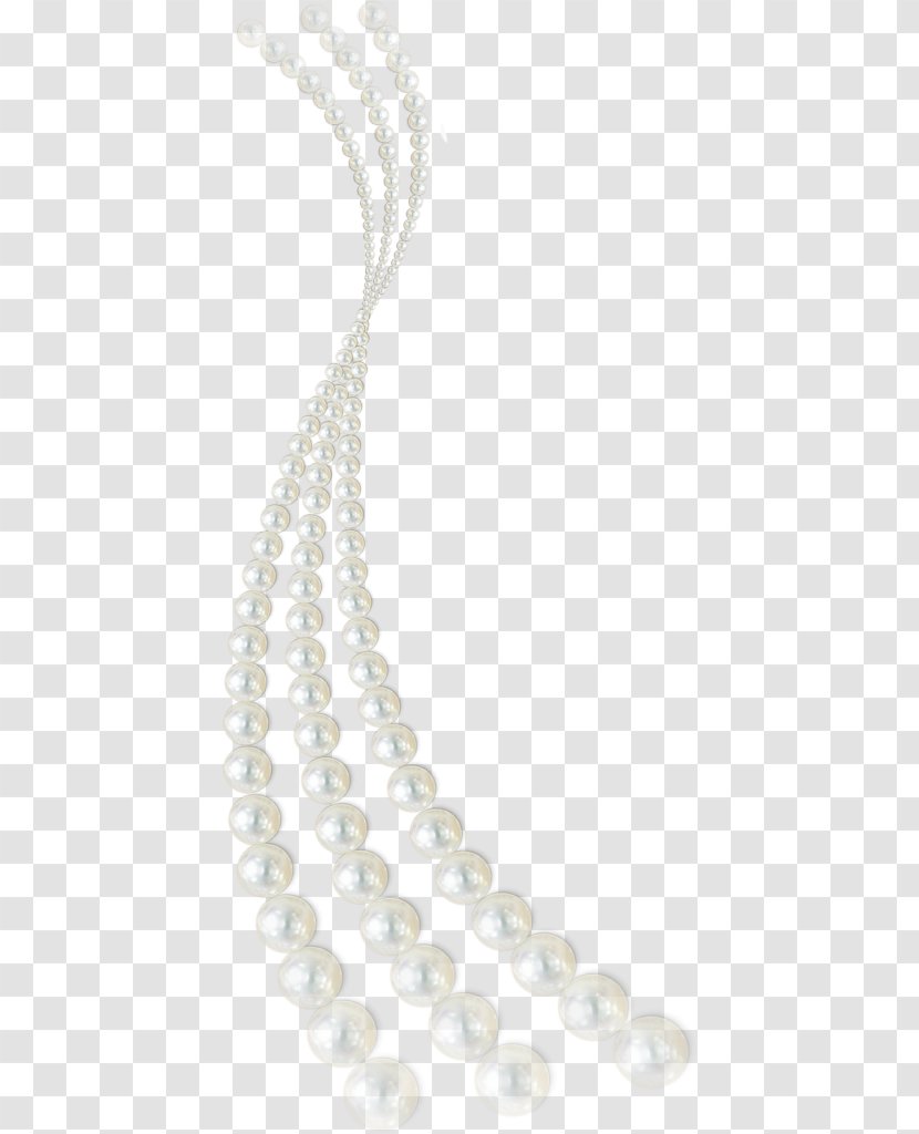 Pearl Body Jewellery Necklace Material - Gemstone Transparent PNG