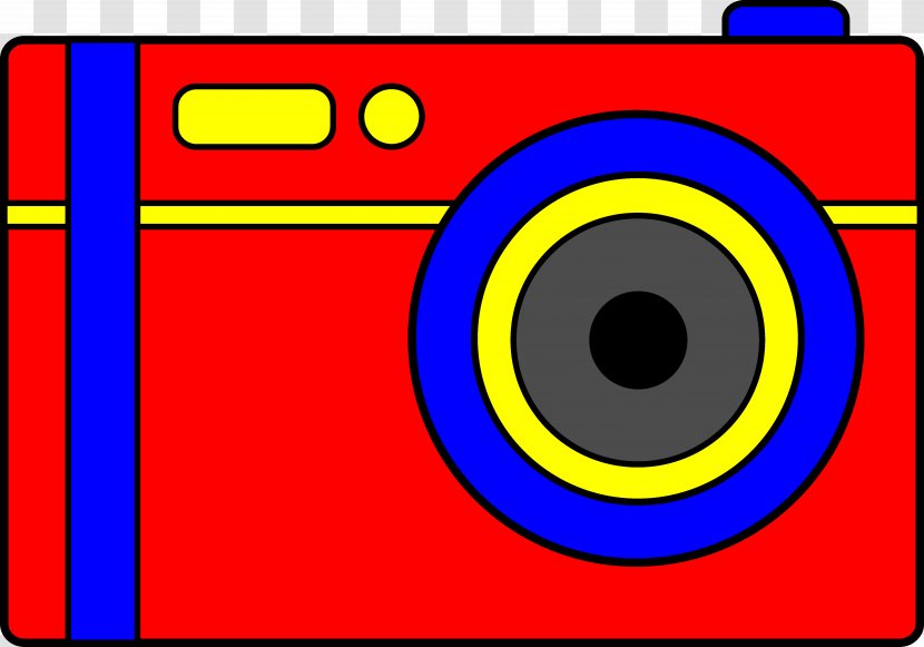 Camera Clip Art - Yellow - Images Free Transparent PNG