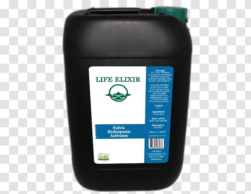 Fulvic Acid Soil Hydroponics Humic Agriculture - Liter - Rubidium Fluoride Transparent PNG