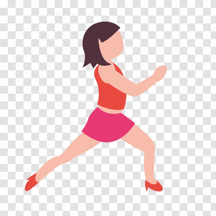 Tango Dance Cartoon - Frame - MiddleAged Women In Sports Transparent PNG