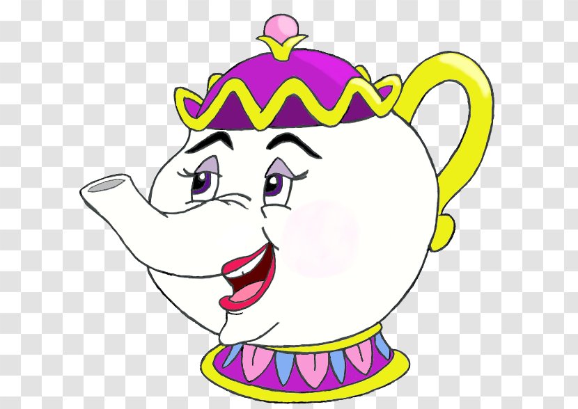 Belle Chip Mrs. Potts Cogsworth Beast - Fashion Accessory Transparent PNG