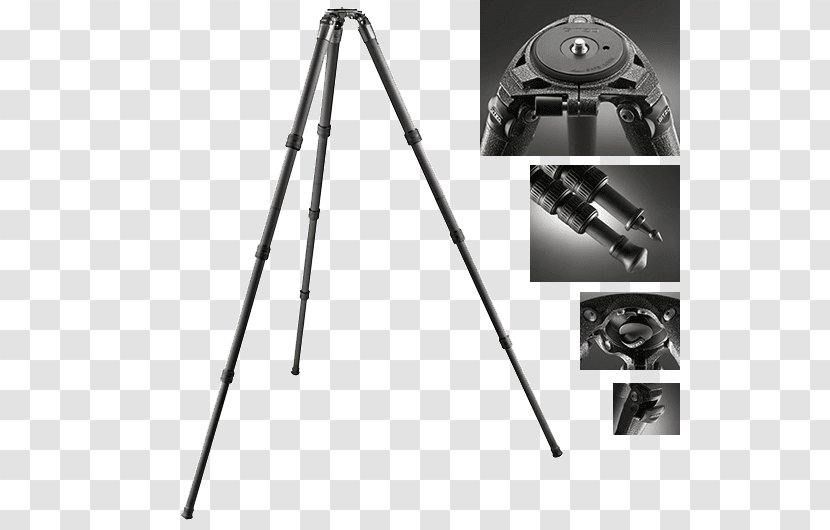 Gitzo Series 6x Systematic 3-Section Tripod Carbon Fiber Camera Transparent PNG