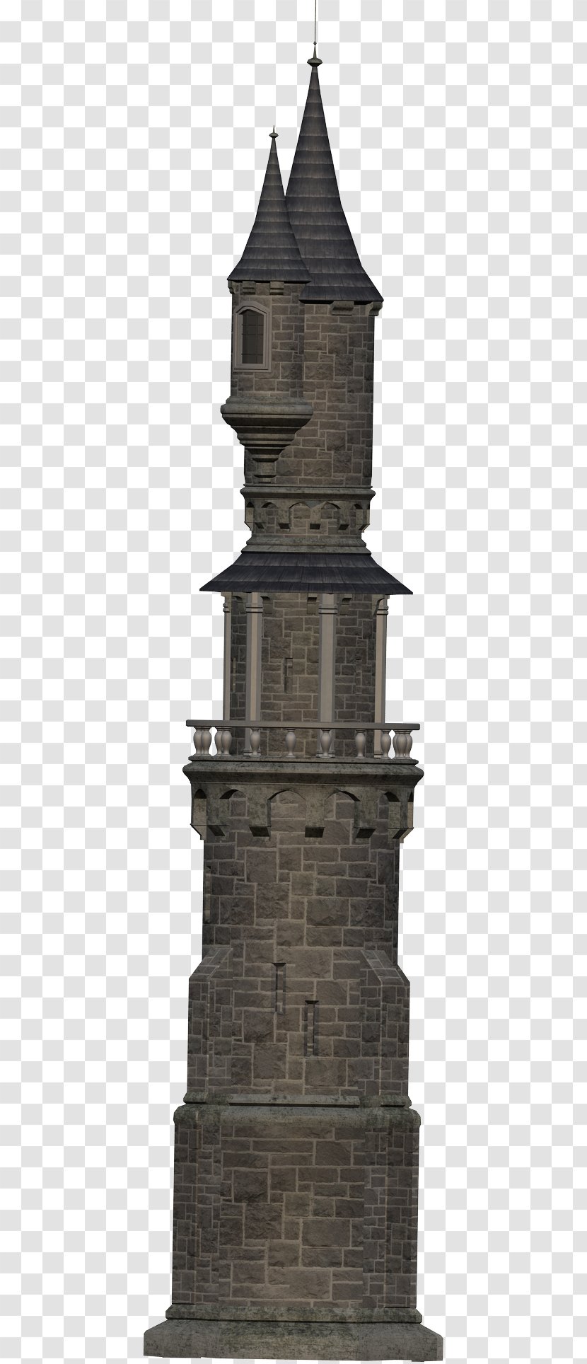 House Villa Steeple Facade Medieval Architecture - Towers Transparent PNG