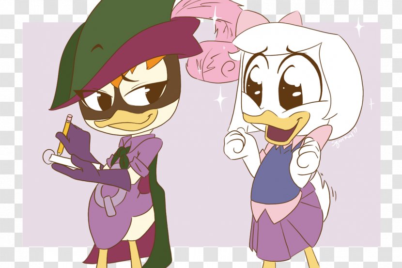 Gosalyn Mallard Webby Vanderquack Donald Duck Quiverwing Quack - Heart Transparent PNG