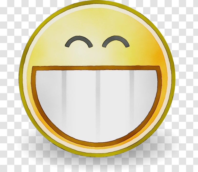 Smiley Face Background - Wet Ink - Mouth Facial Expression Transparent PNG