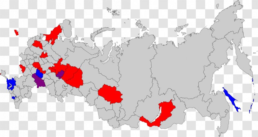 Russian Legislative Election, 2016 Map Soviet Union Administrative Division - Depositphotos - Russia Transparent PNG
