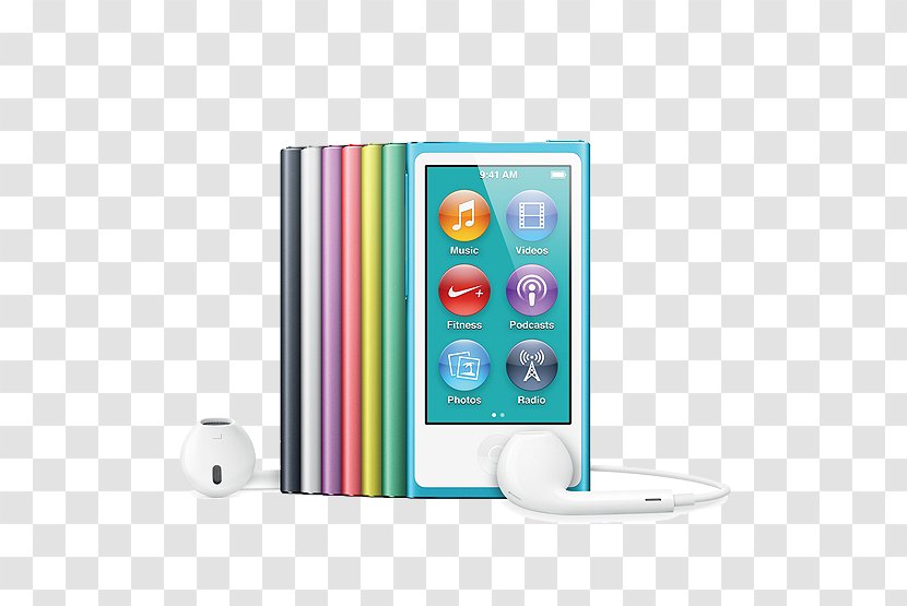 Apple IPod Nano (7th Generation) Multi-touch Touch Touchscreen Classic - Ipad Transparent PNG
