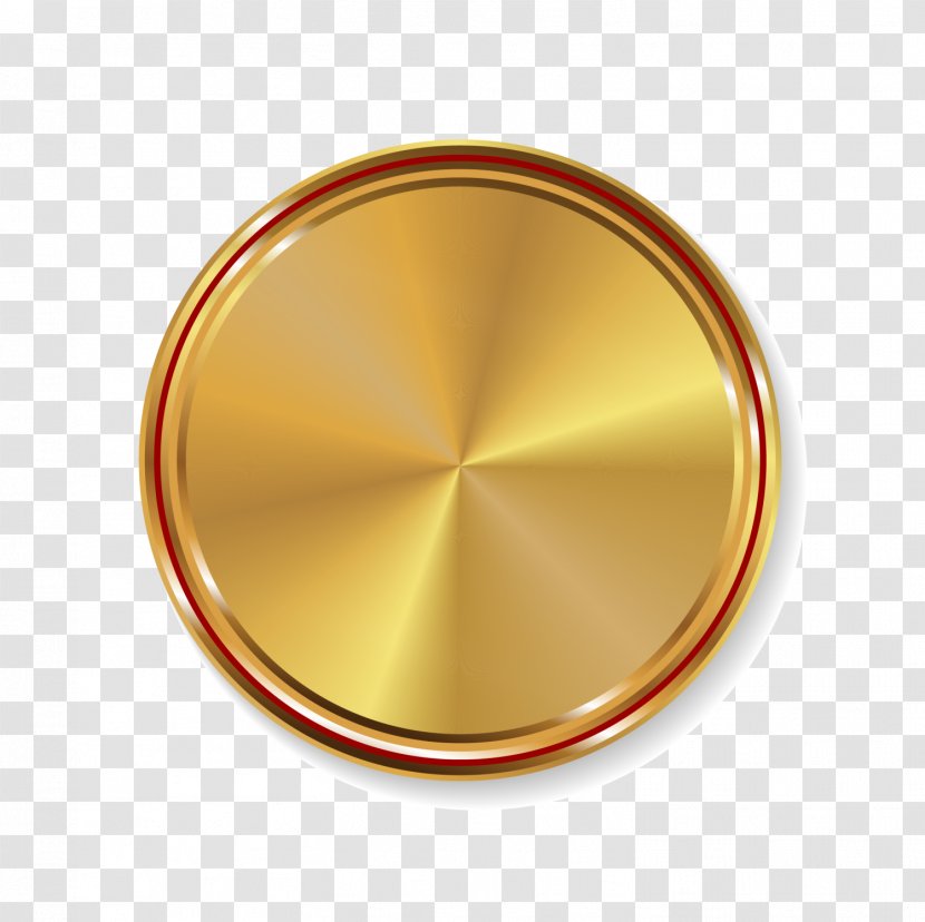 Gold Medal Clip Art - Golden Atmosphere Transparent PNG