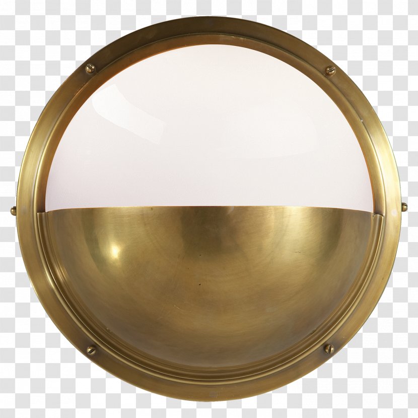 Lighting Sconce Brass Light Fixture - White Transparent PNG