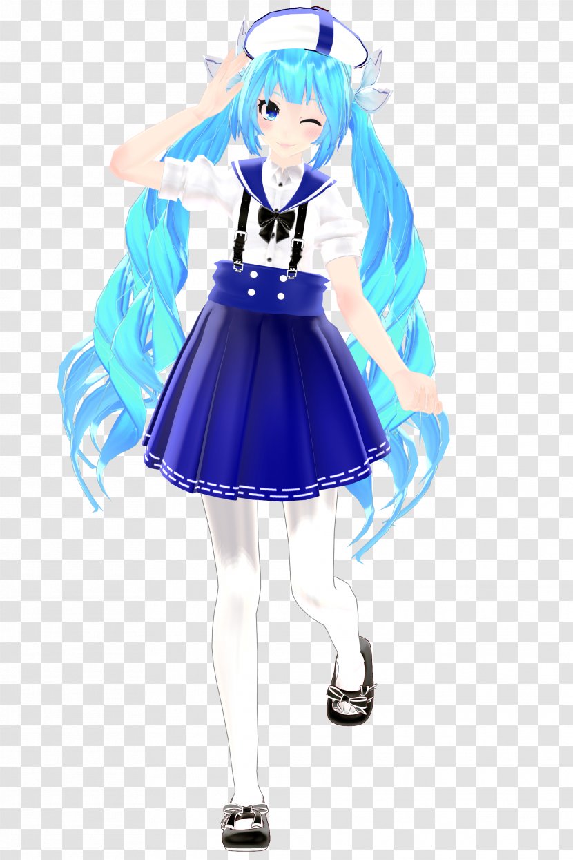 Hatsune Miku MikuMikuDance Vocaloid Light Sailor Dress - Heart Transparent PNG