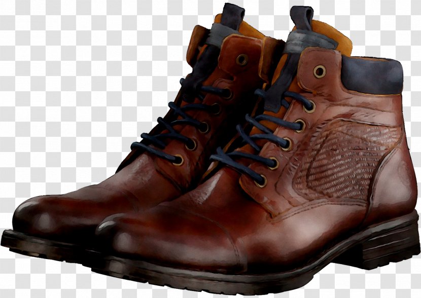 Hiking Boot Shoe Leather - Walking - Tan Transparent PNG