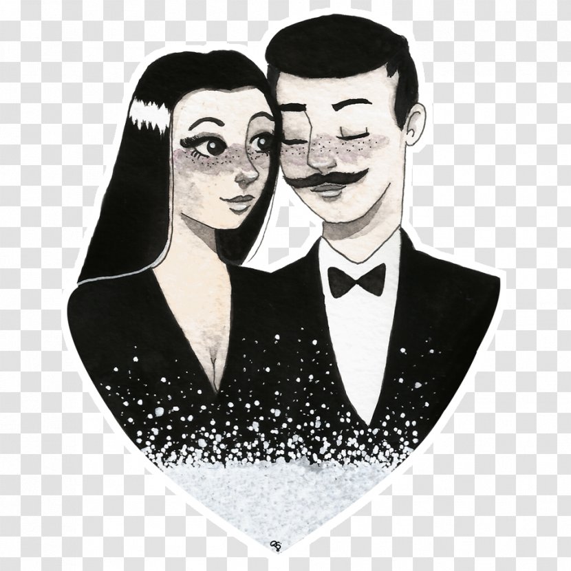 Charles Addams The Family Morticia Gomez Paper - Studio - Costume Transparent PNG