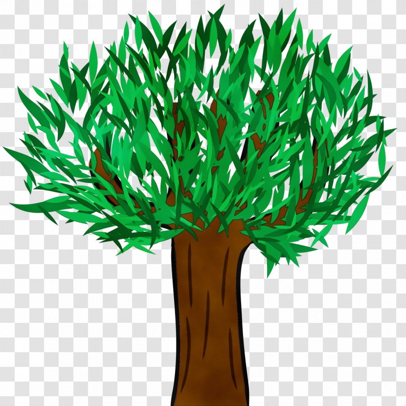 Leaf Video Plants Tree Library - Wet Ink - Flowerpot Flower Transparent PNG