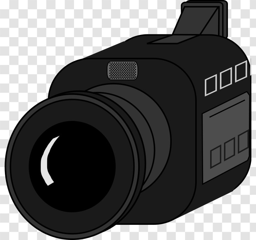Digital Video Cameras Clip Art - Optics - Camera Transparent PNG
