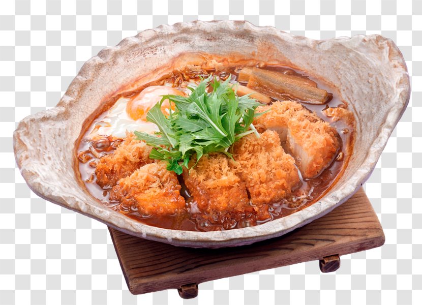 Karaage Tonkatsu Fried Chicken Recipe - Pork Slices With Sauce Transparent PNG