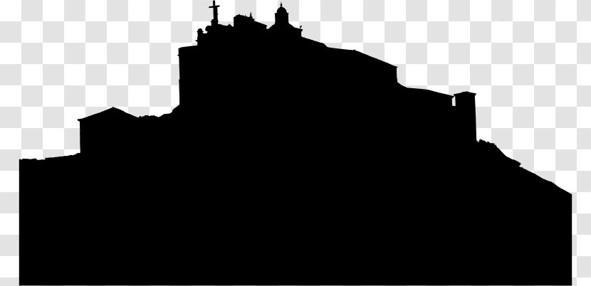 Black And White Silhouette Photography - Castle Transparent PNG